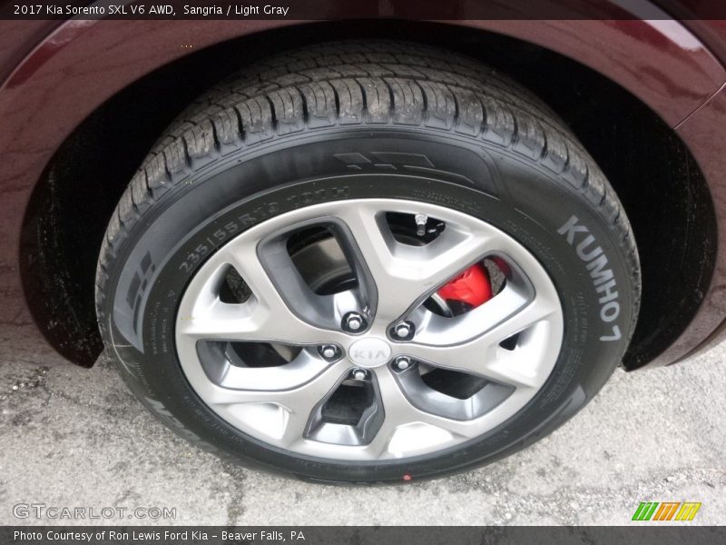  2017 Sorento SXL V6 AWD Wheel