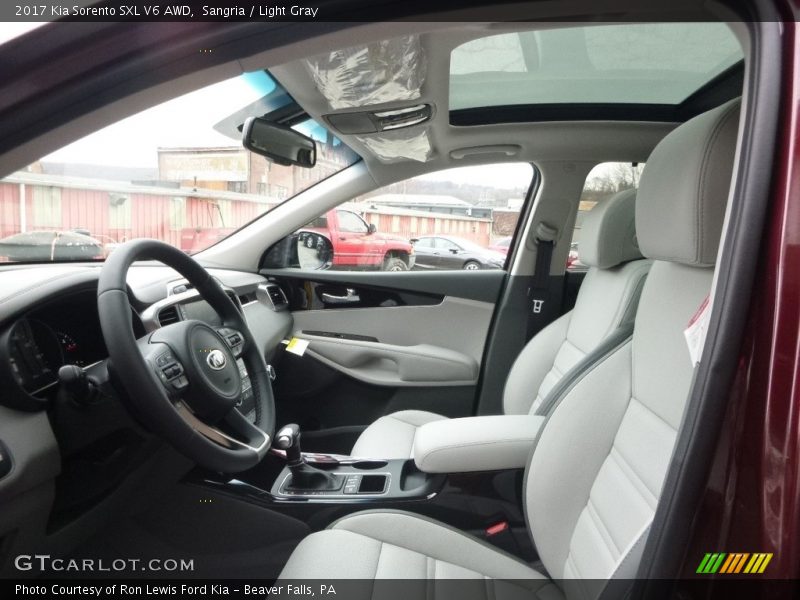 Front Seat of 2017 Sorento SXL V6 AWD