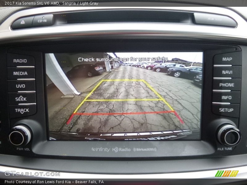 Sangria / Light Gray 2017 Kia Sorento SXL V6 AWD