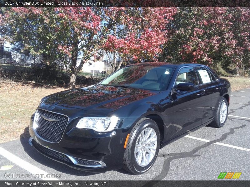 Gloss Black / Black/Linen 2017 Chrysler 300 Limited