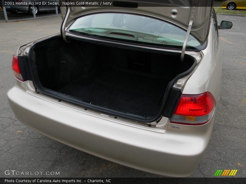 Naples Gold Metallic / Ivory 2001 Honda Accord EX Sedan