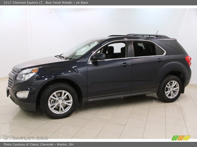 Blue Velvet Metallic / Jet Black 2017 Chevrolet Equinox LT