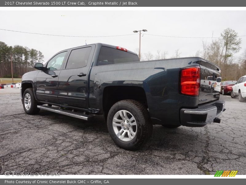 Graphite Metallic / Jet Black 2017 Chevrolet Silverado 1500 LT Crew Cab