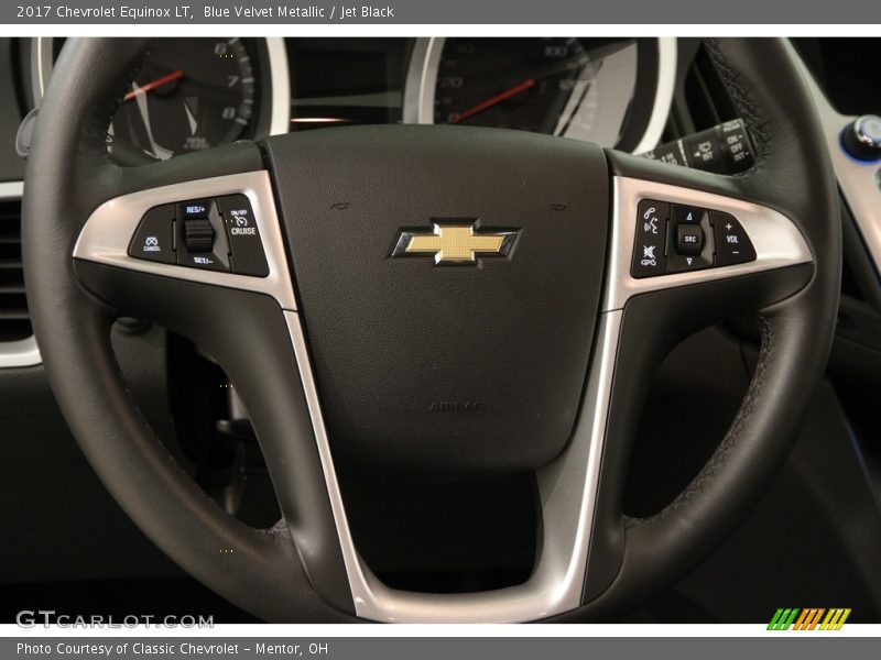 Blue Velvet Metallic / Jet Black 2017 Chevrolet Equinox LT