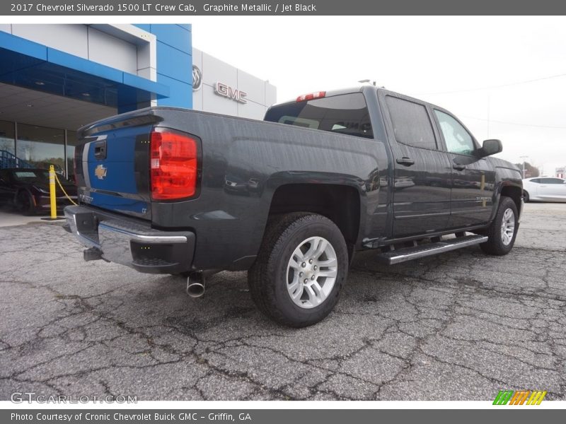 Graphite Metallic / Jet Black 2017 Chevrolet Silverado 1500 LT Crew Cab