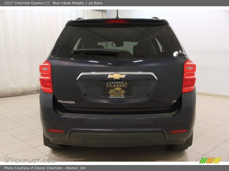 Blue Velvet Metallic / Jet Black 2017 Chevrolet Equinox LT
