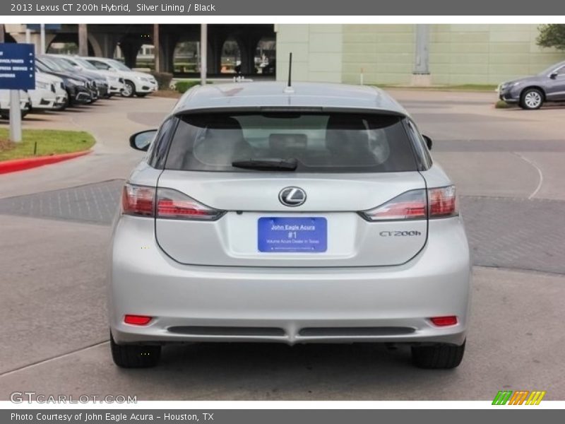 Silver Lining / Black 2013 Lexus CT 200h Hybrid