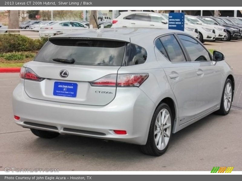 Silver Lining / Black 2013 Lexus CT 200h Hybrid