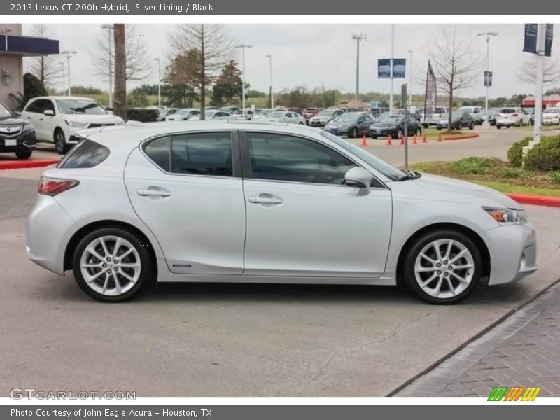 Silver Lining / Black 2013 Lexus CT 200h Hybrid