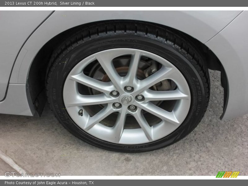Silver Lining / Black 2013 Lexus CT 200h Hybrid