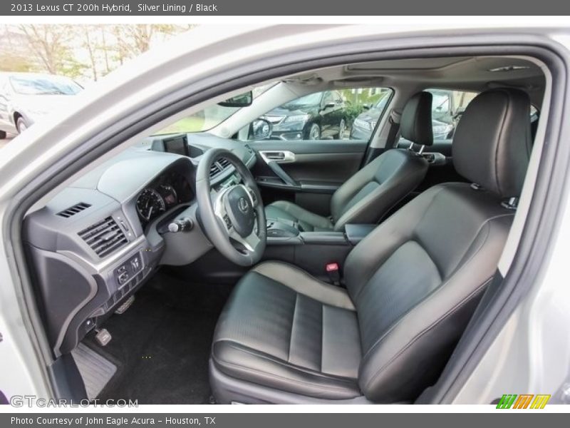 Silver Lining / Black 2013 Lexus CT 200h Hybrid