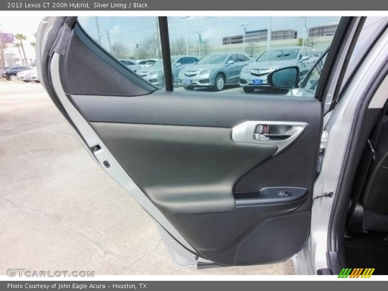 Silver Lining / Black 2013 Lexus CT 200h Hybrid