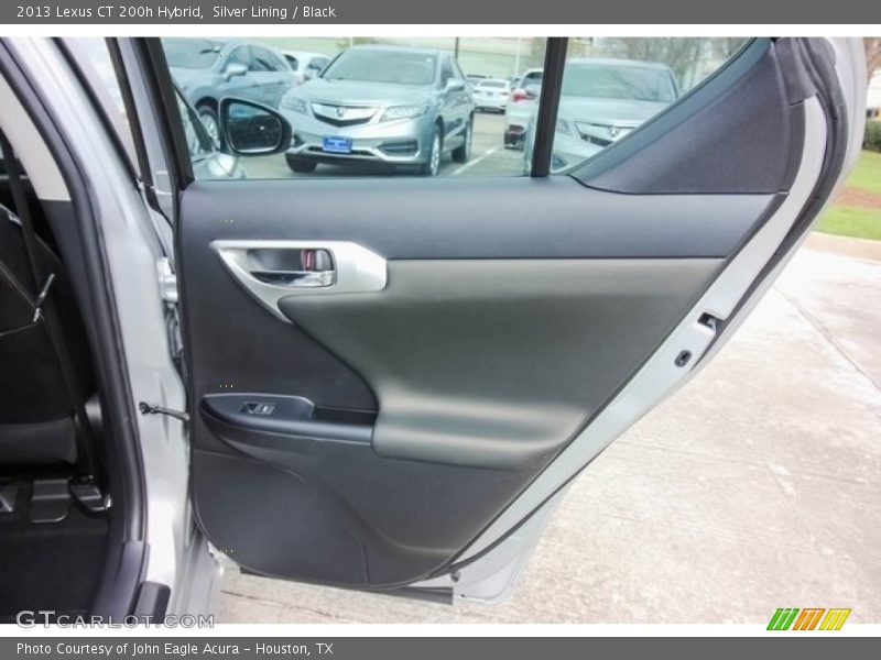 Silver Lining / Black 2013 Lexus CT 200h Hybrid