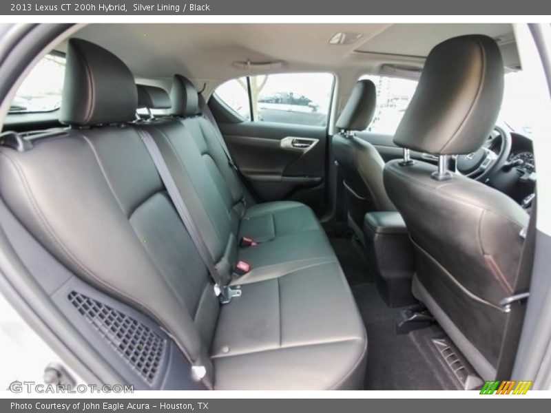 Silver Lining / Black 2013 Lexus CT 200h Hybrid
