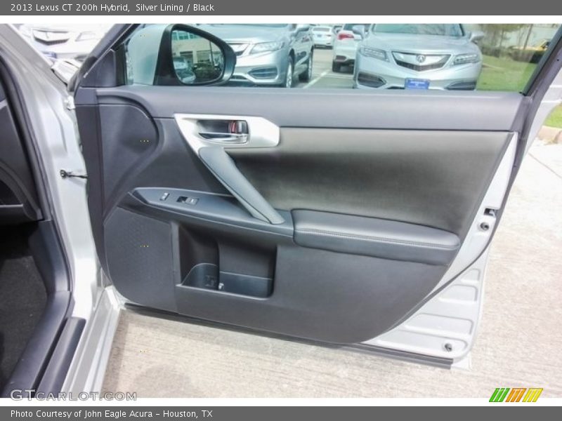 Silver Lining / Black 2013 Lexus CT 200h Hybrid