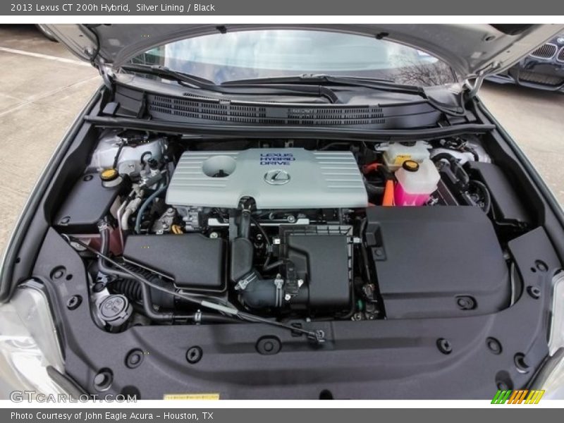 Silver Lining / Black 2013 Lexus CT 200h Hybrid