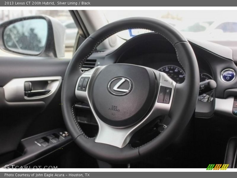 Silver Lining / Black 2013 Lexus CT 200h Hybrid