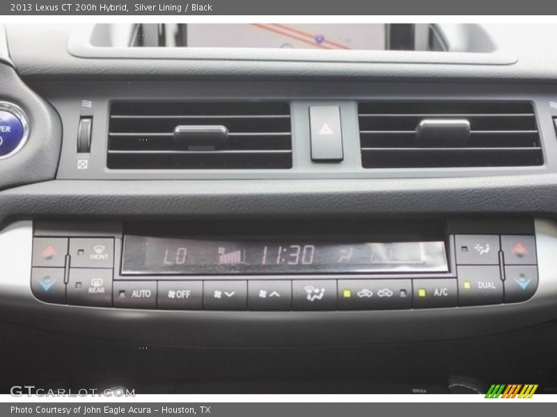 Silver Lining / Black 2013 Lexus CT 200h Hybrid