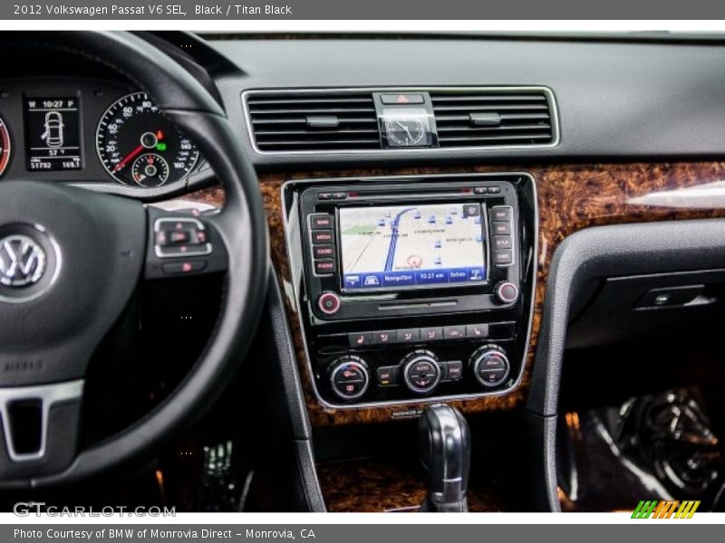 Black / Titan Black 2012 Volkswagen Passat V6 SEL
