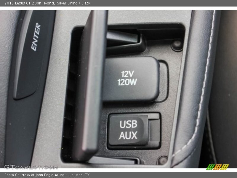 Silver Lining / Black 2013 Lexus CT 200h Hybrid