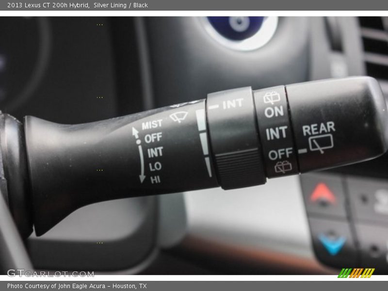 Silver Lining / Black 2013 Lexus CT 200h Hybrid