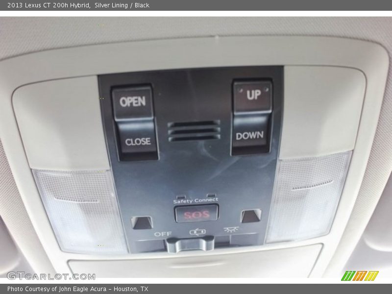 Silver Lining / Black 2013 Lexus CT 200h Hybrid