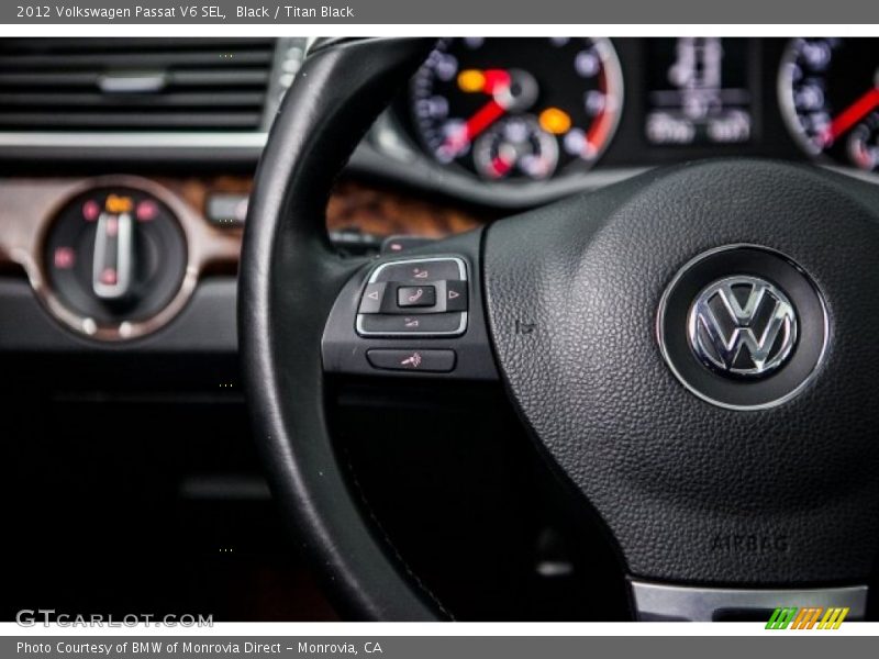 Black / Titan Black 2012 Volkswagen Passat V6 SEL