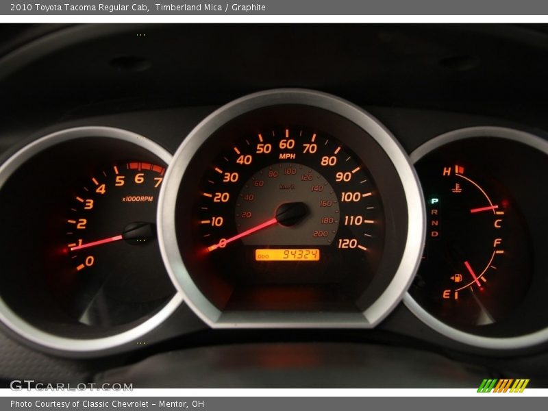 Timberland Mica / Graphite 2010 Toyota Tacoma Regular Cab