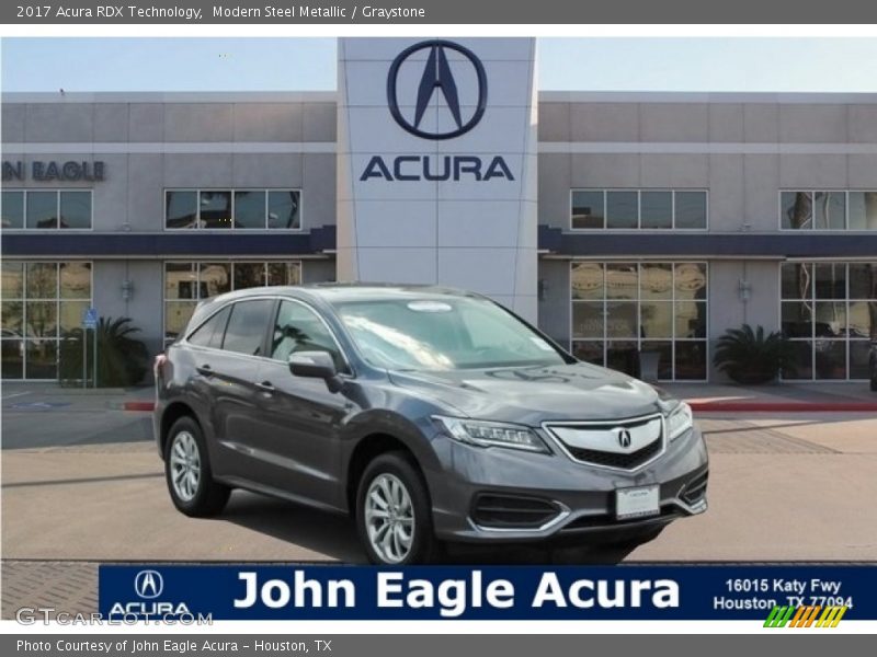 Modern Steel Metallic / Graystone 2017 Acura RDX Technology