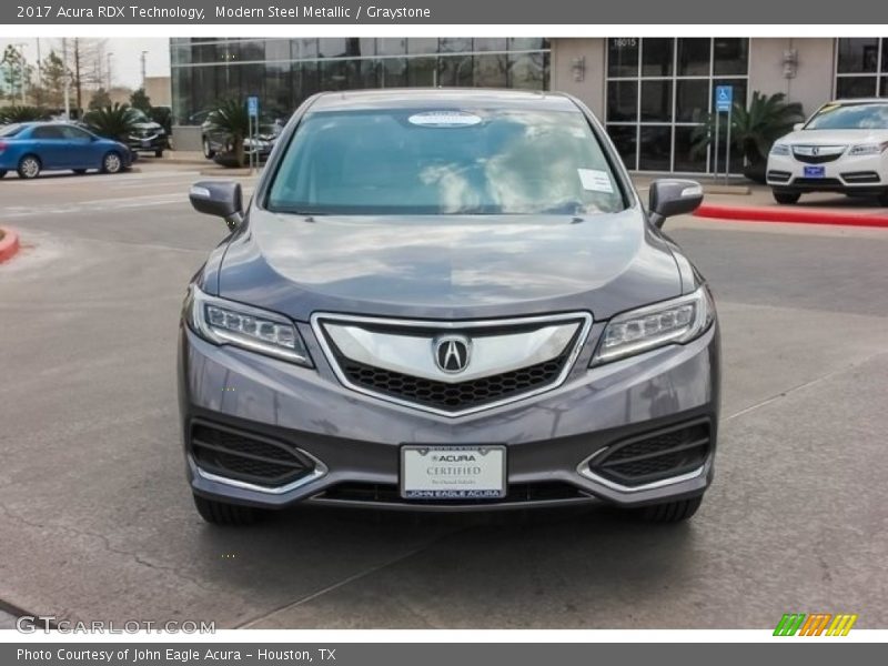 Modern Steel Metallic / Graystone 2017 Acura RDX Technology