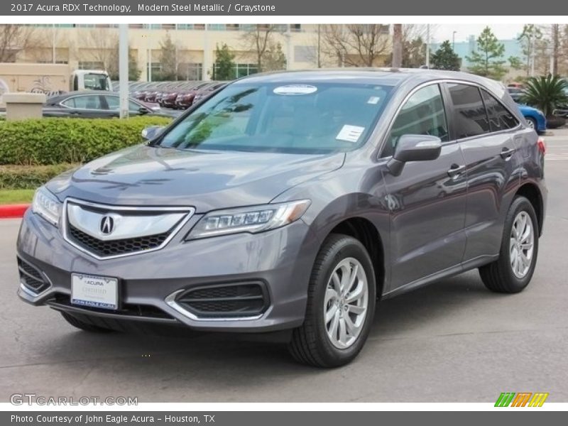 Modern Steel Metallic / Graystone 2017 Acura RDX Technology