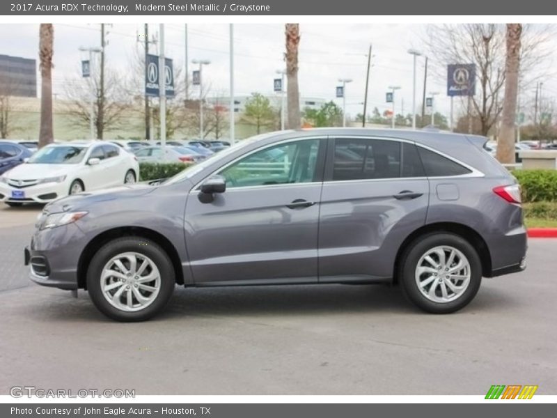 Modern Steel Metallic / Graystone 2017 Acura RDX Technology