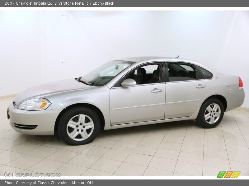 Silverstone Metallic / Ebony Black 2007 Chevrolet Impala LS