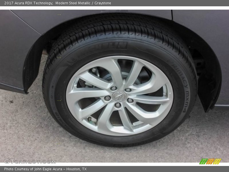 Modern Steel Metallic / Graystone 2017 Acura RDX Technology