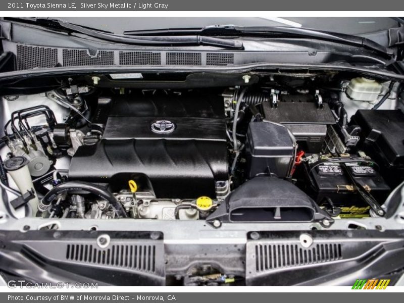 Silver Sky Metallic / Light Gray 2011 Toyota Sienna LE