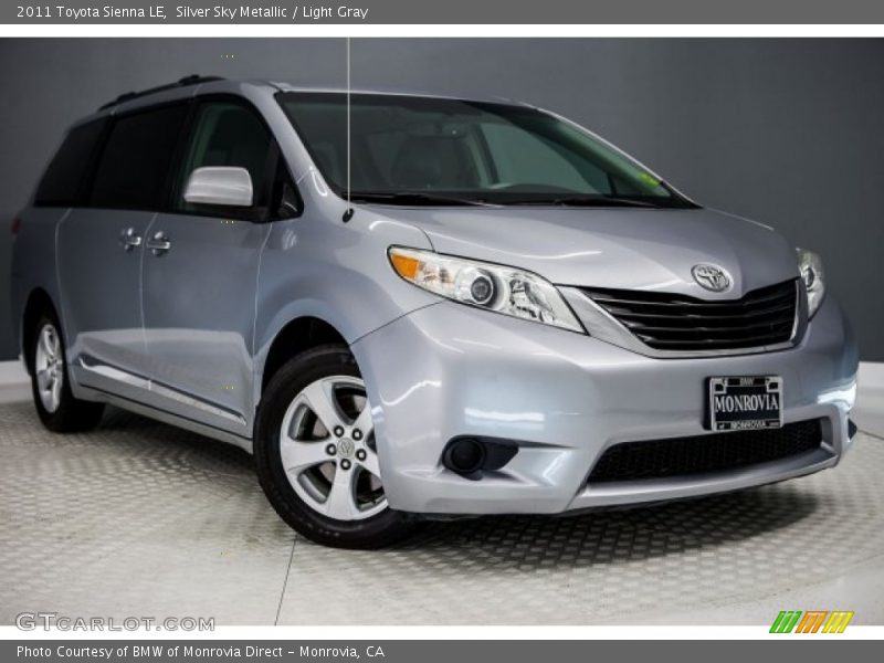 Silver Sky Metallic / Light Gray 2011 Toyota Sienna LE