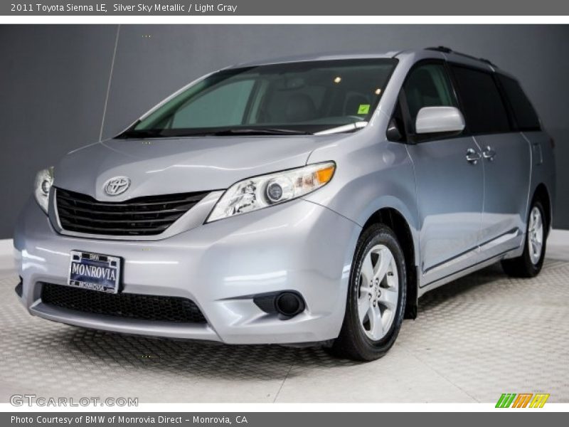 Silver Sky Metallic / Light Gray 2011 Toyota Sienna LE