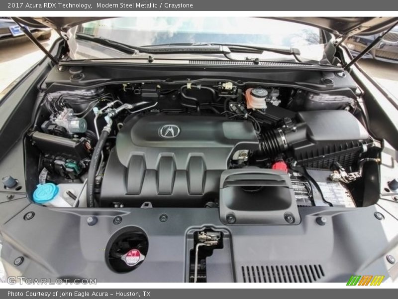 Modern Steel Metallic / Graystone 2017 Acura RDX Technology
