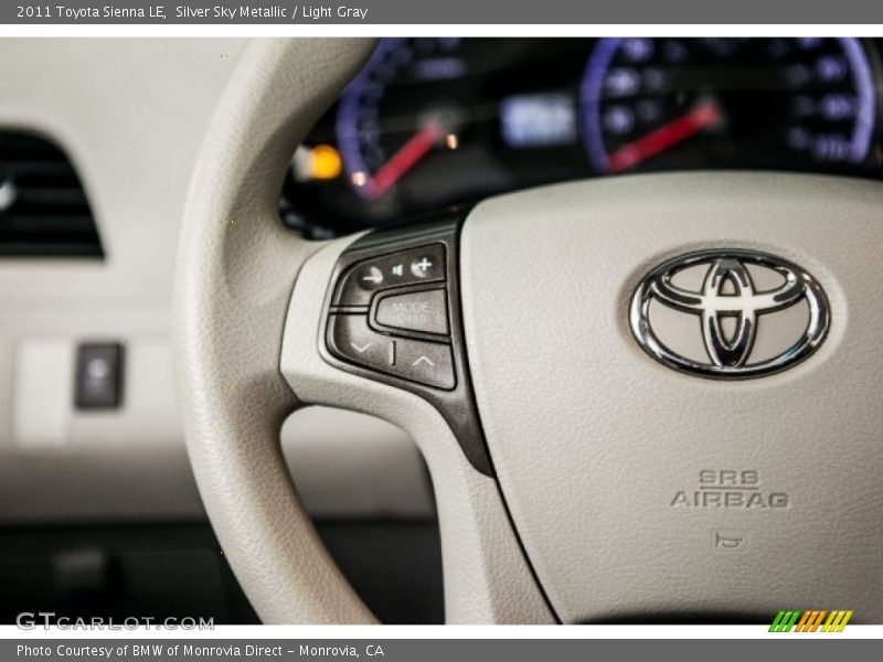 Silver Sky Metallic / Light Gray 2011 Toyota Sienna LE