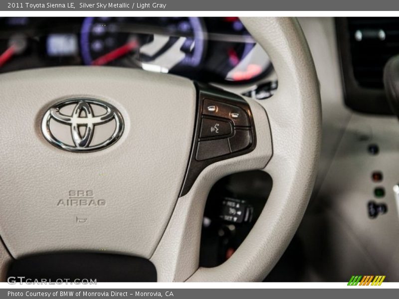 Silver Sky Metallic / Light Gray 2011 Toyota Sienna LE