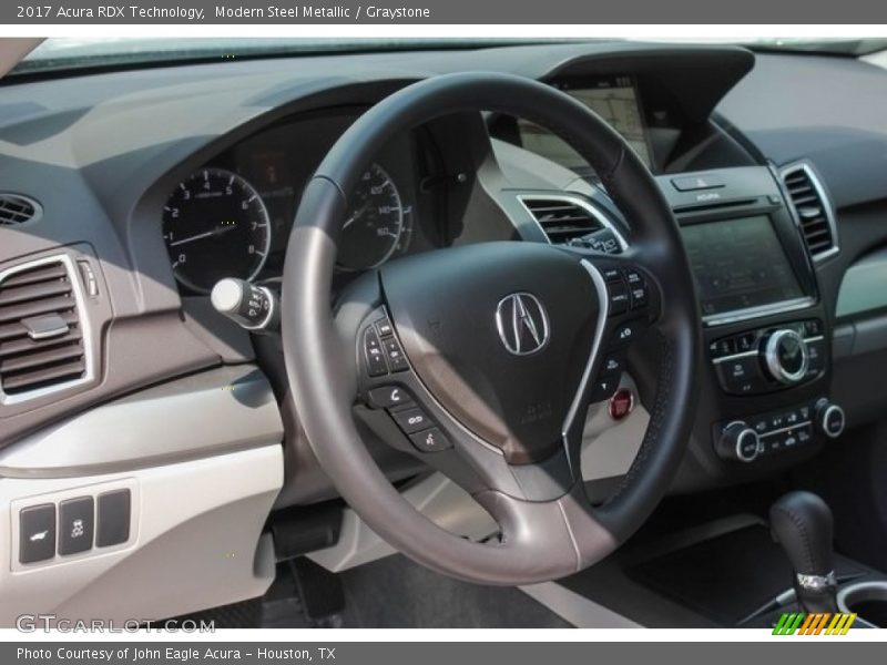 Modern Steel Metallic / Graystone 2017 Acura RDX Technology
