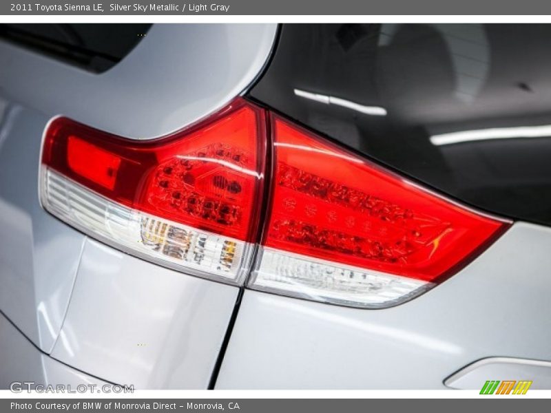 Silver Sky Metallic / Light Gray 2011 Toyota Sienna LE