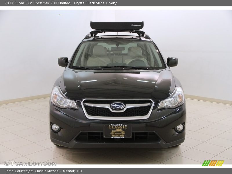 Crystal Black Silica / Ivory 2014 Subaru XV Crosstrek 2.0i Limited