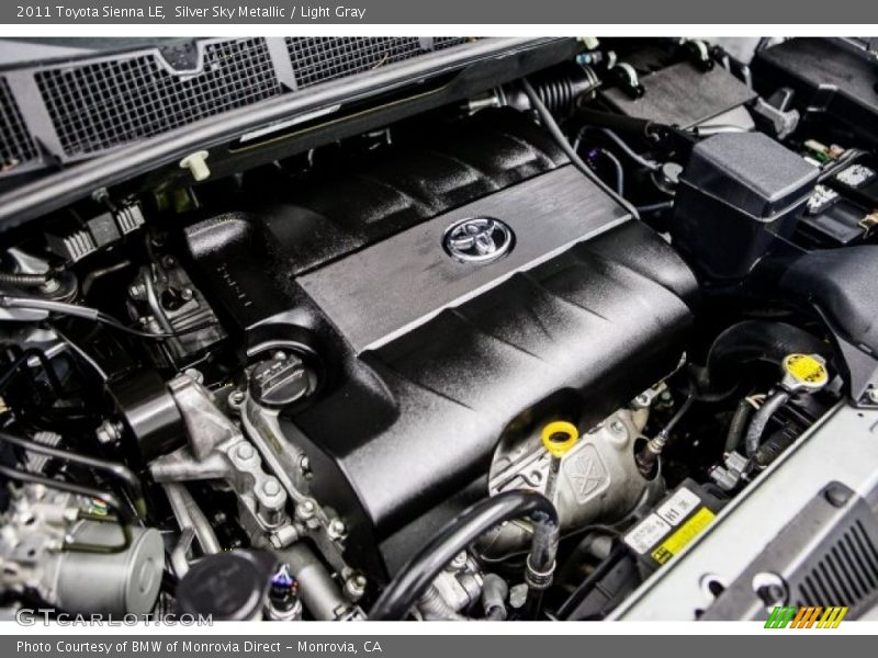 Silver Sky Metallic / Light Gray 2011 Toyota Sienna LE