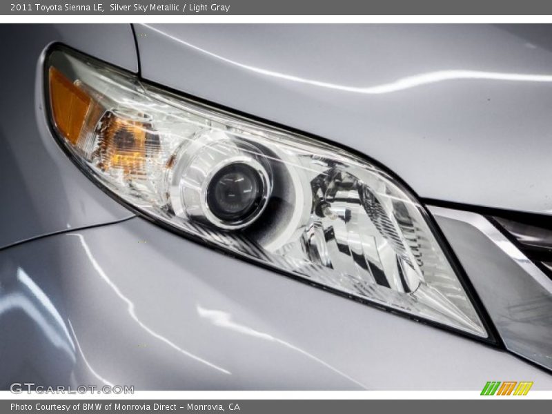 Silver Sky Metallic / Light Gray 2011 Toyota Sienna LE