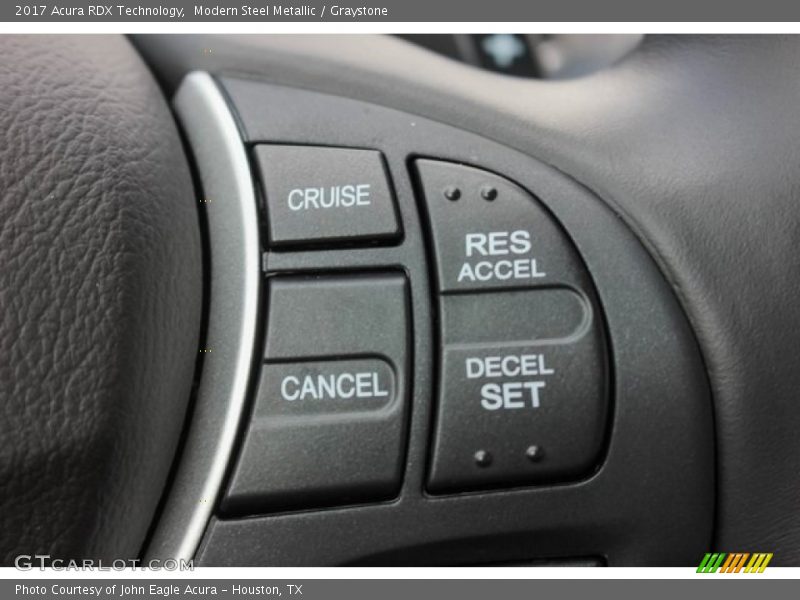 Modern Steel Metallic / Graystone 2017 Acura RDX Technology