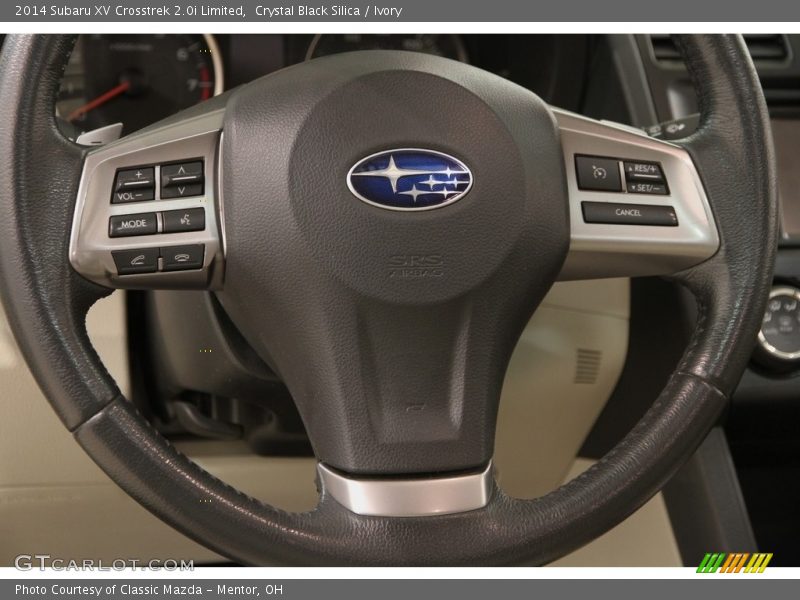 Crystal Black Silica / Ivory 2014 Subaru XV Crosstrek 2.0i Limited