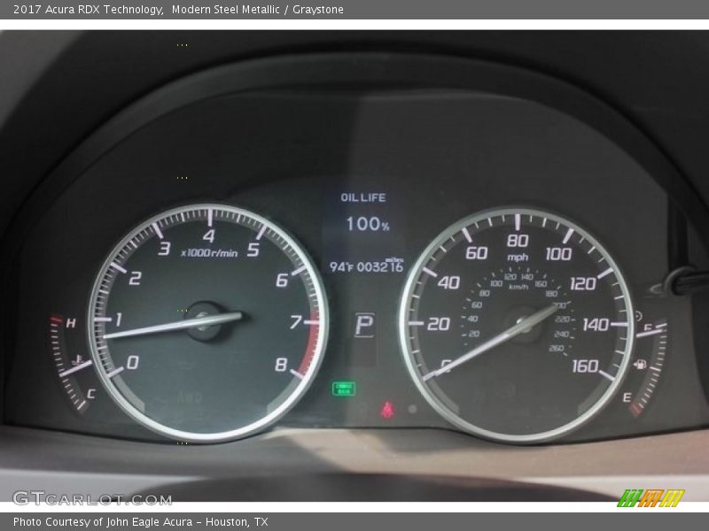 Modern Steel Metallic / Graystone 2017 Acura RDX Technology