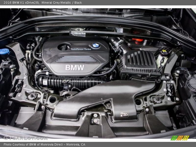 Mineral Grey Metallic / Black 2016 BMW X1 xDrive28i