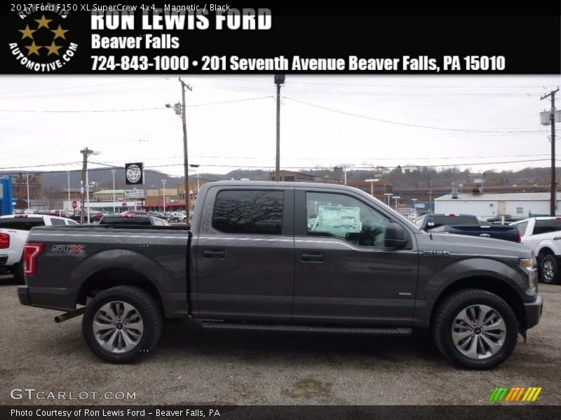 Magnetic / Black 2017 Ford F150 XL SuperCrew 4x4